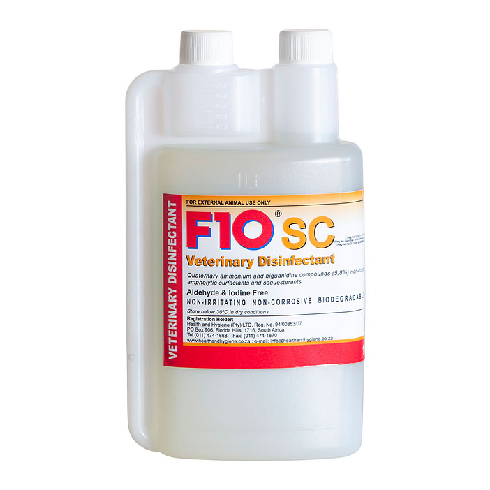 Supplies – Cleaning: F10SC Veterinary Disinfectant