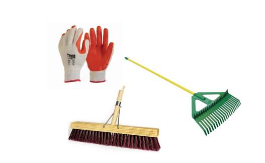 Equipment: Broom_Rake_Gloves